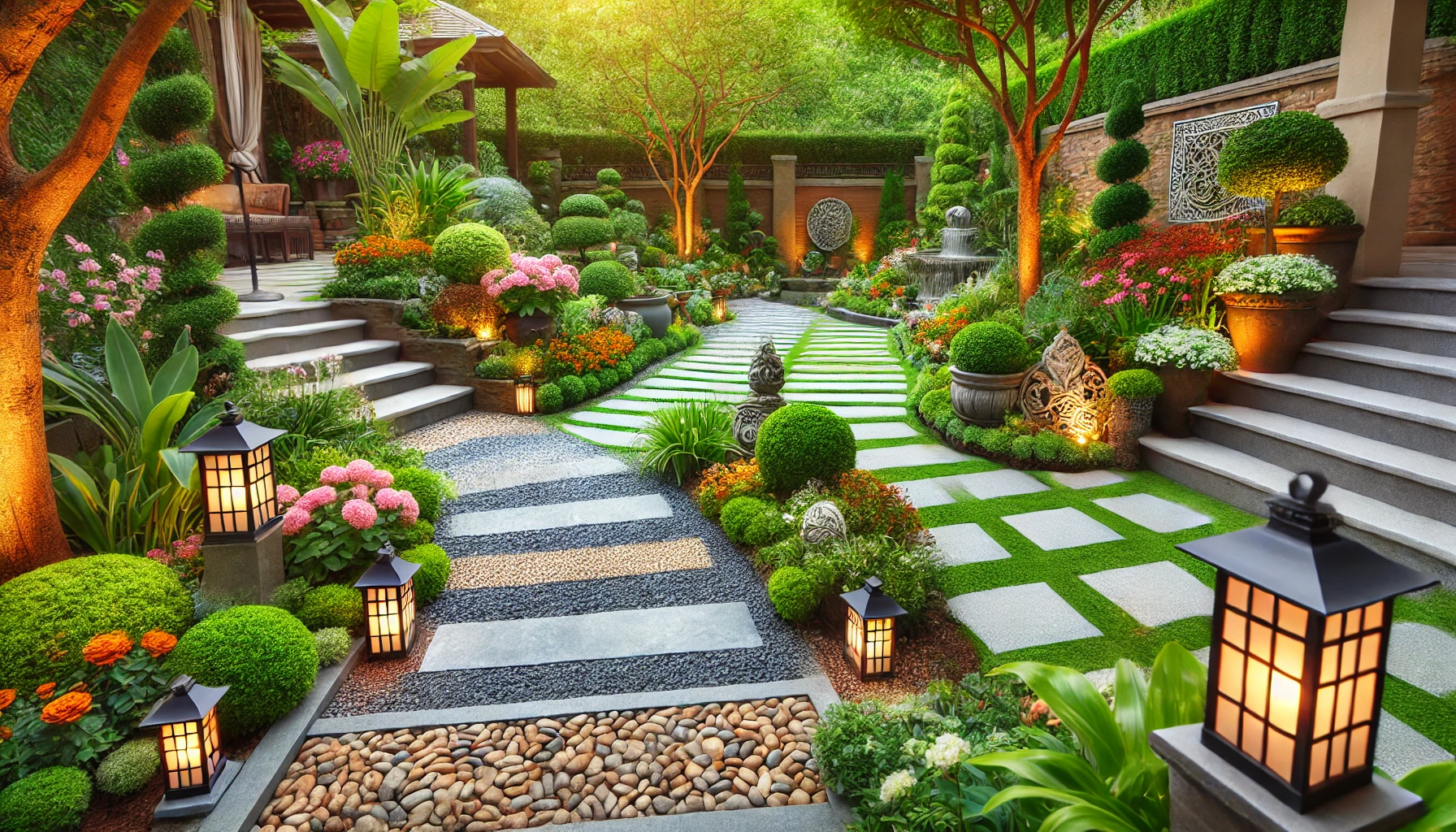 Создание декоративных дорожек: стильные решения для вашего сада -  Мастерская Дома